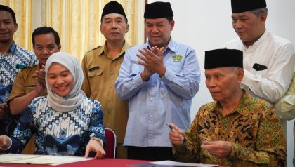 FKG IIK Bhakti Wiyata Gelar MoU Dengan Ponpes Wali Barokah
