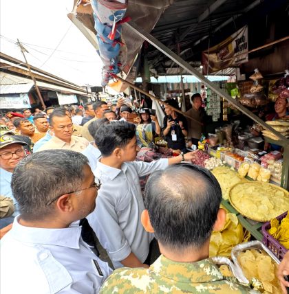 Blusukan ke Pasar Cikurubuk, Wapres Gibran Instruksikan Penguatan Rantai Pasok Pangan di Priangan Timur