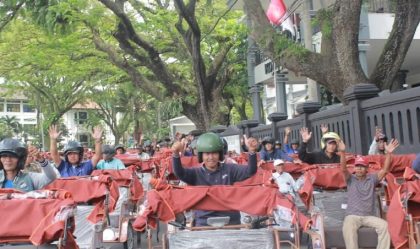 200 Tukang Becak di Malang Kini Pakai Becak Listrik dari Pak Prabowo