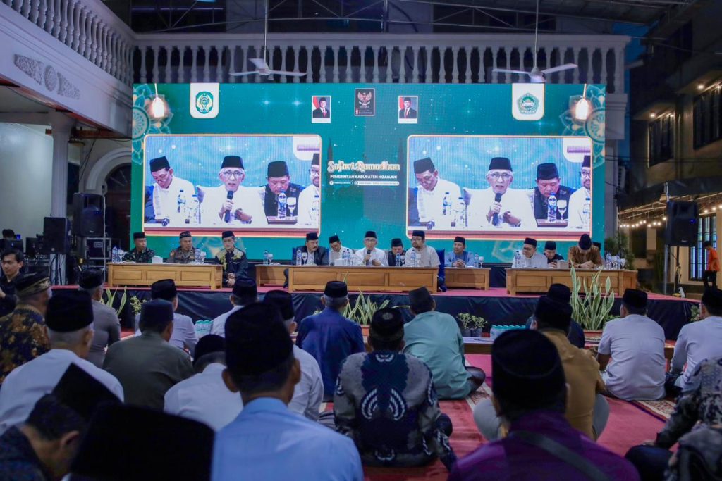 Sinergi Ulama-Umara, Ponpes Al Ubaidah Kertosono Jadi Tuan Rumah Penutupan Safari Ramadan Pemkab Nganjuk